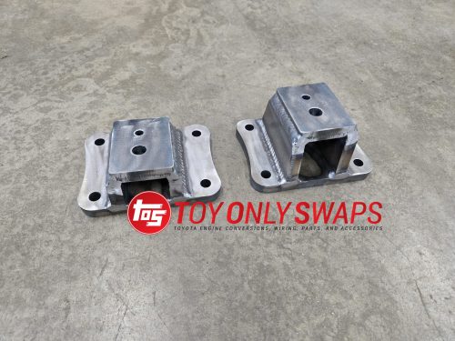 UZ series engine into FZJ80 Land Cruiser engine mount brackets & crossmember